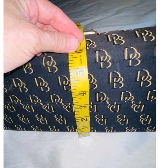 Dooney and Bourke Original Design Shoulder Bag - Monogram Logo - 16" x 9" x 6" - Picture 13 of 14